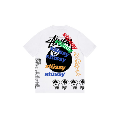 8-ball printed T-shirt