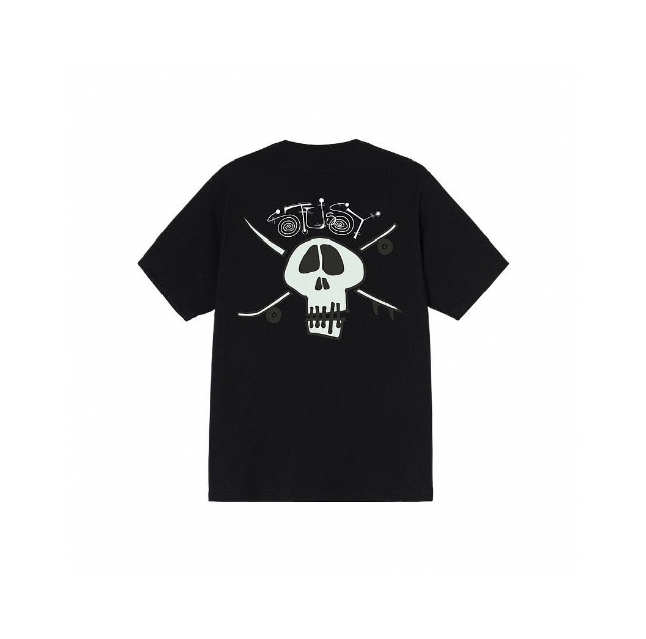 skull print T-shirt