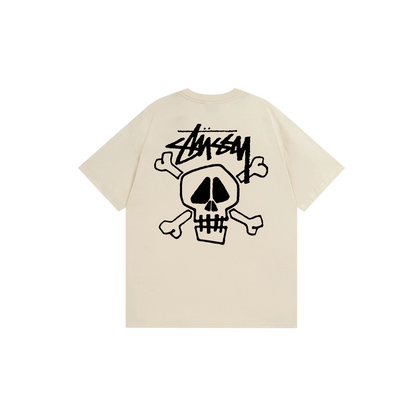 skull print T-shirt