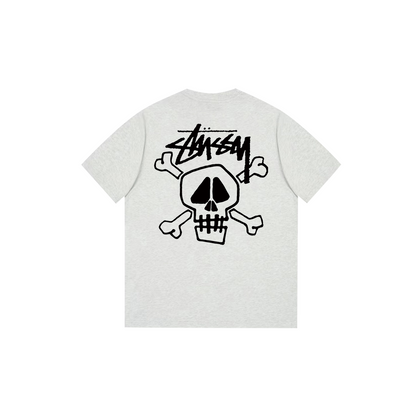 skull print T-shirt
