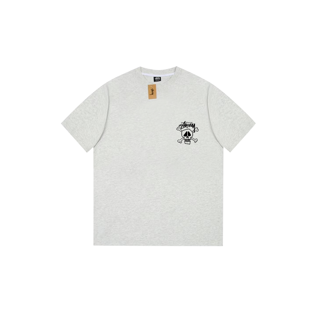 skull print T-shirt