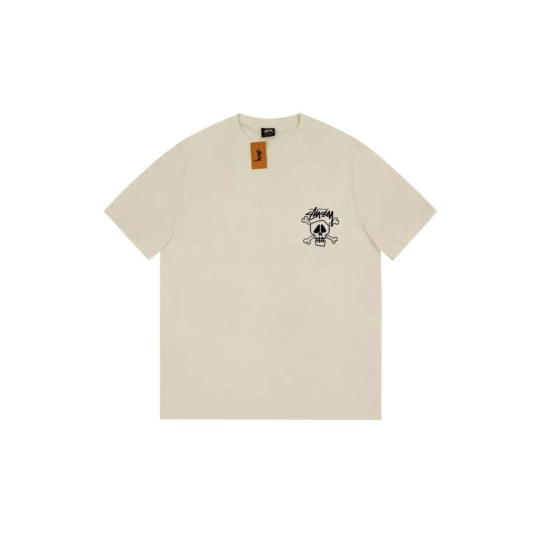 skull print T-shirt