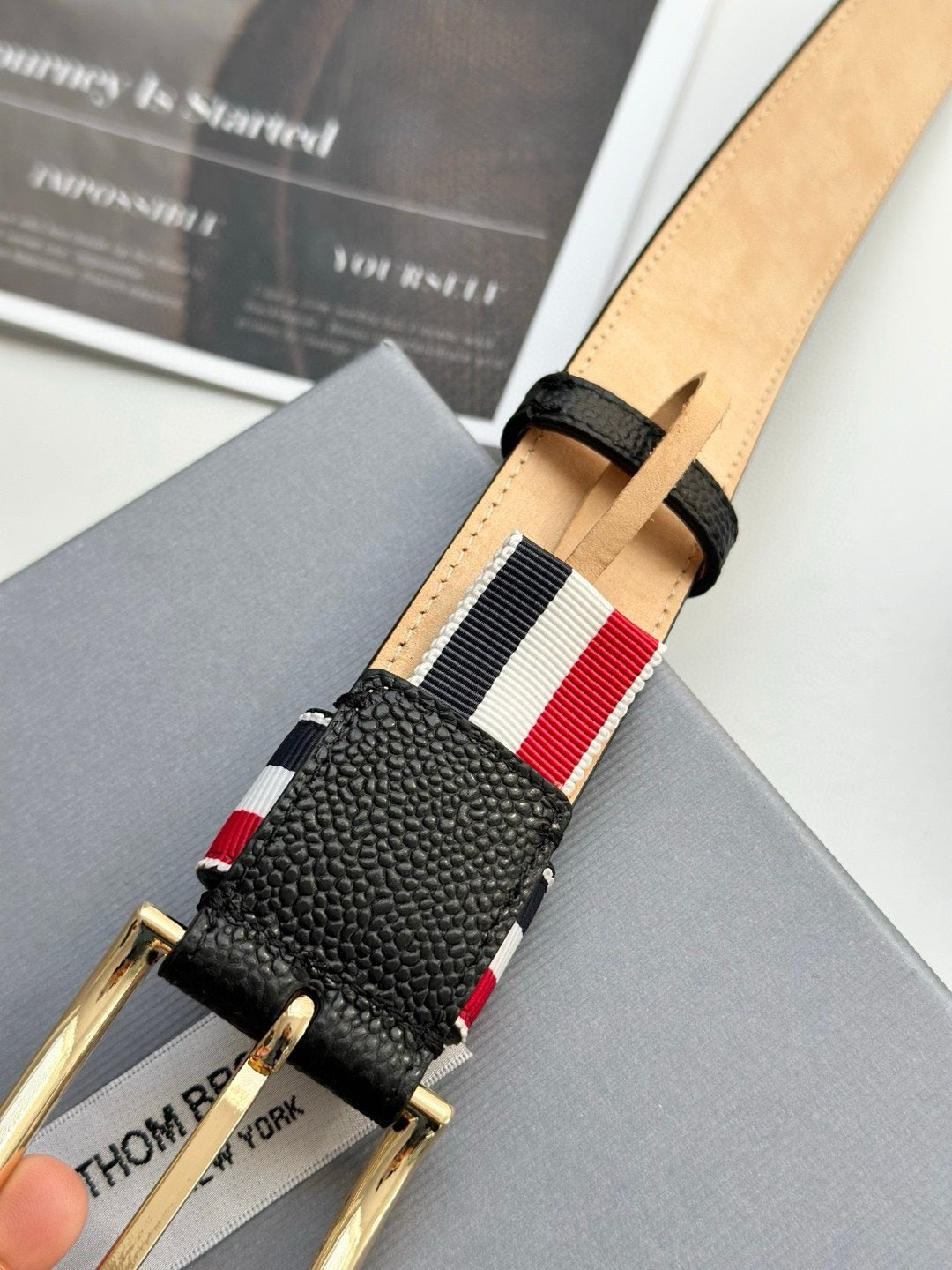 classic square toe belt