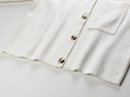 Women's crew neck sweater jacket THOM TREND