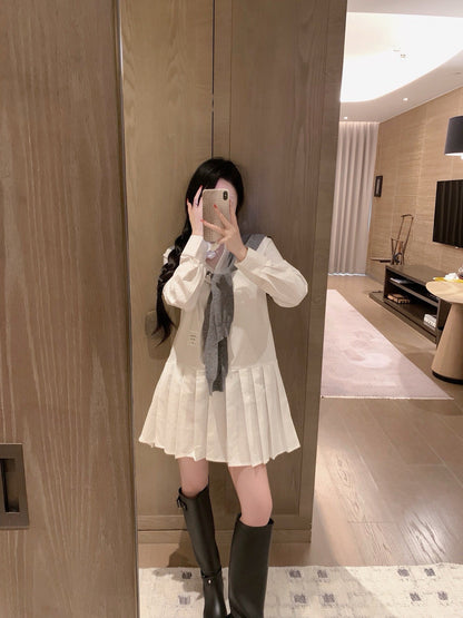 2025SS  Dress + Shawl Two-piece Set THOM TREND