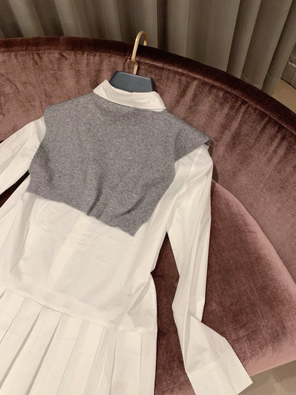 2025SS  Dress + Shawl Two-piece Set THOM TREND