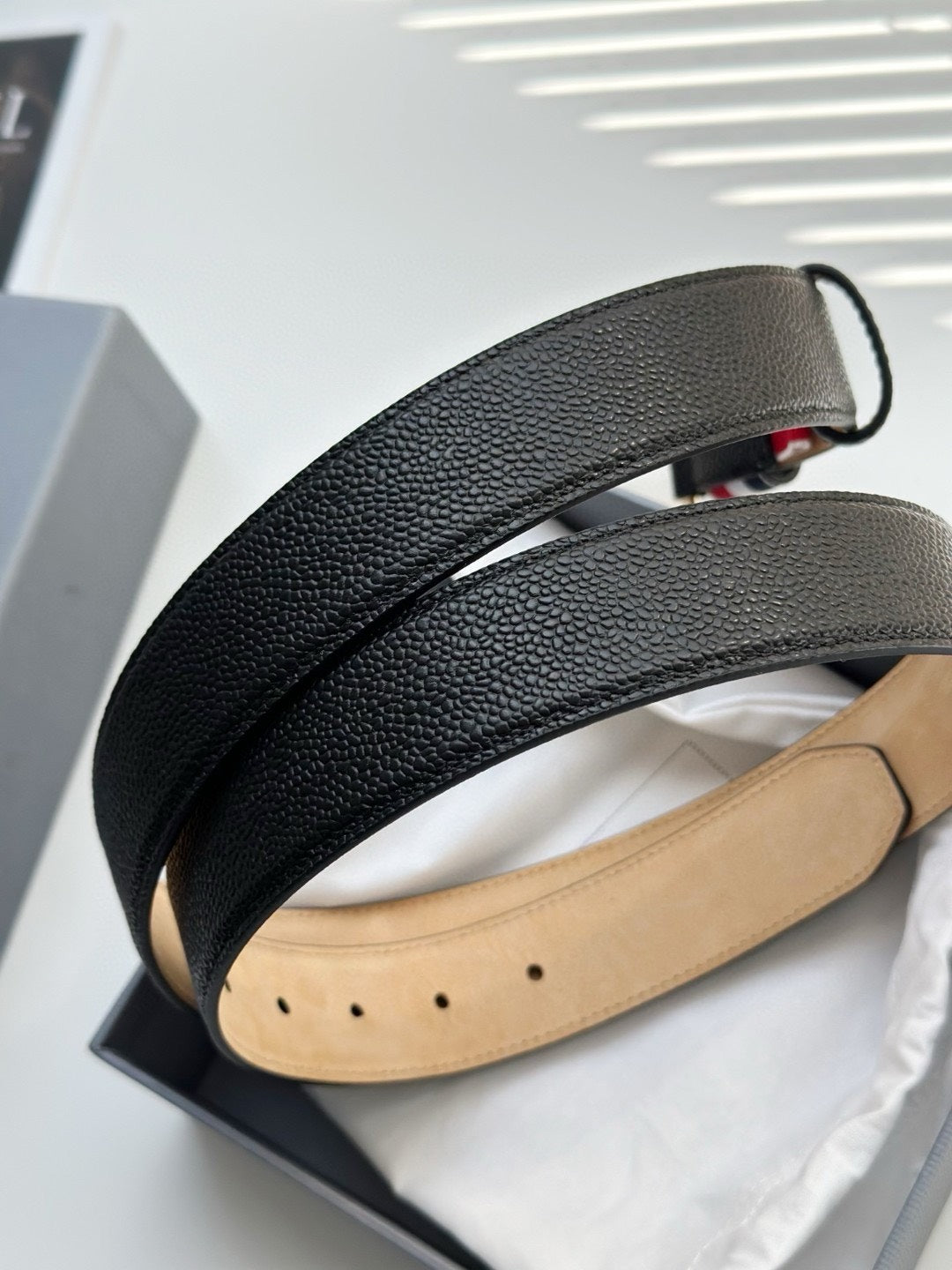 classic square toe belt