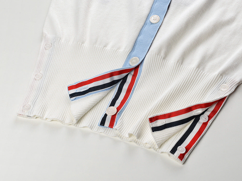 Women's Floral V-Neck Cardigan THOM TREND