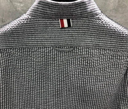 2025SS  Seersucker shirt THOM TREND