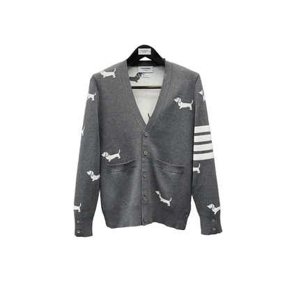 2025SS  Puppy pattern cardigan THOM TREND