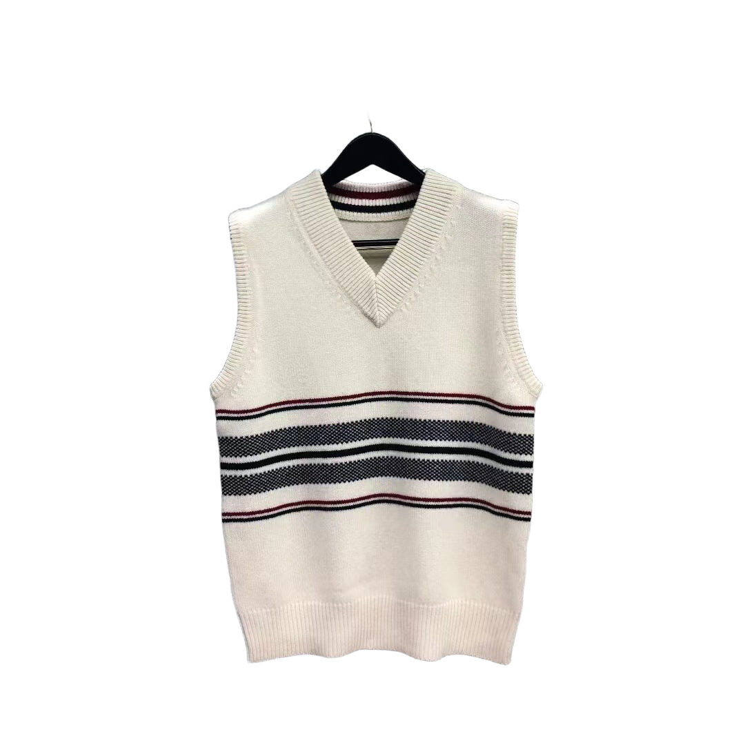 2025SS  Bird's Eye Knit Vest THOM TREND