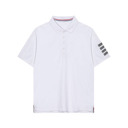 2025SS Four-bar sleeve T-shirt THOM TREND