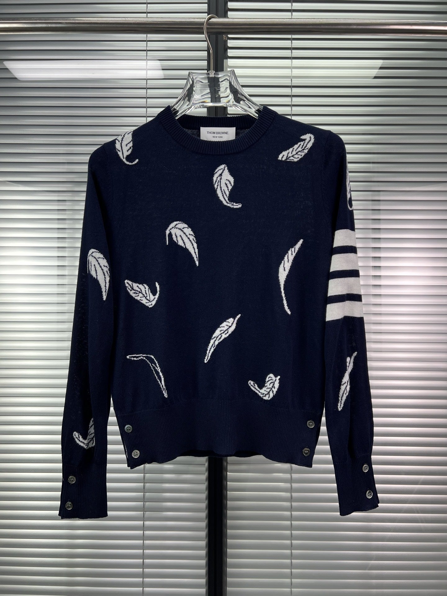 2025SS feather embroidered sweater THOM TREND