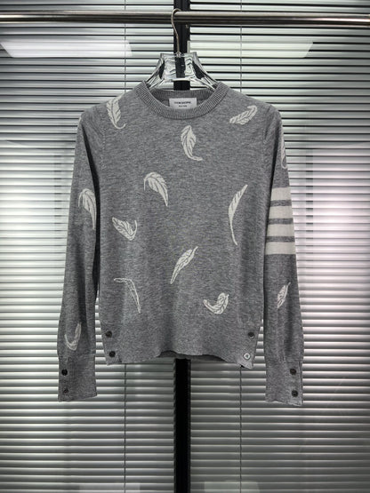 2025SS feather embroidered sweater THOM TREND