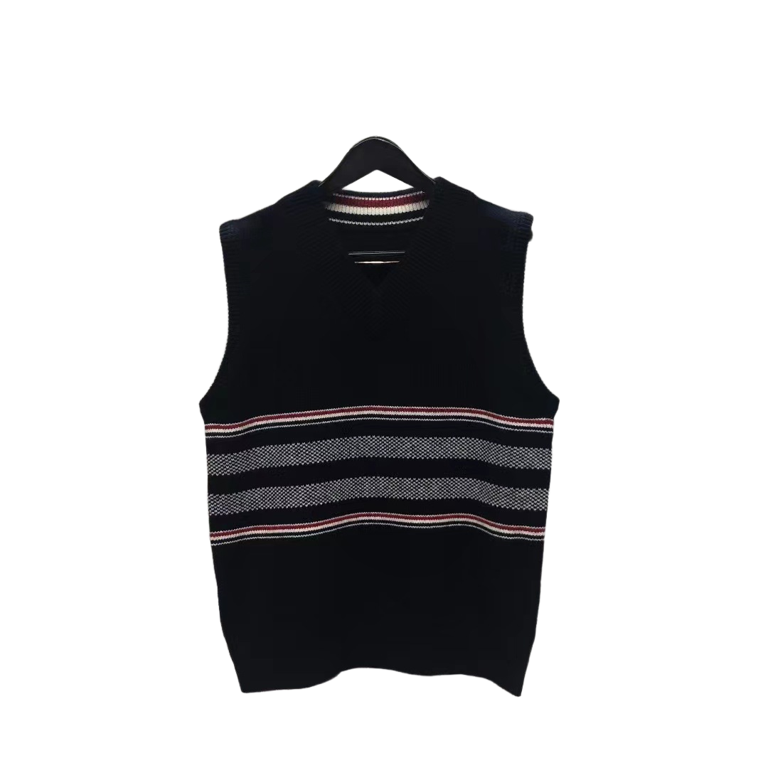 2025SS  Bird's Eye Knit Vest THOM TREND