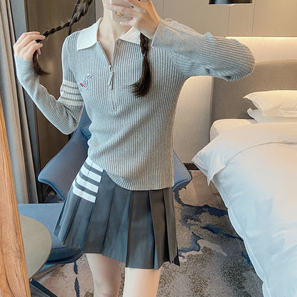 Knitted Polo Shirt
