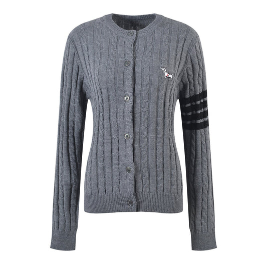 Women's crew neck jacket