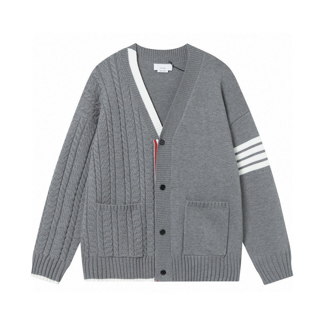 2025SS  wool patchwork cardigan THOM TREND