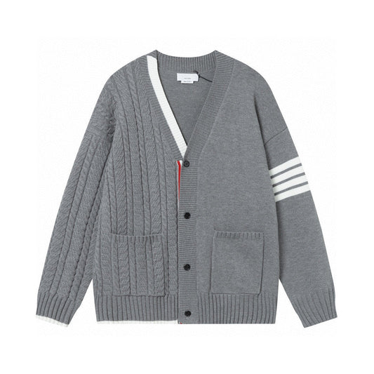 2025SS  wool patchwork cardigan THOM TREND