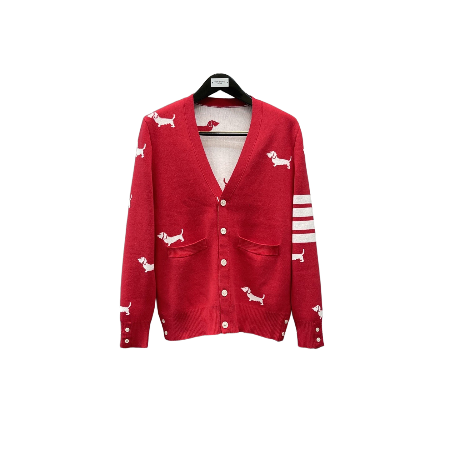 2025SS  Puppy pattern cardigan THOM TREND