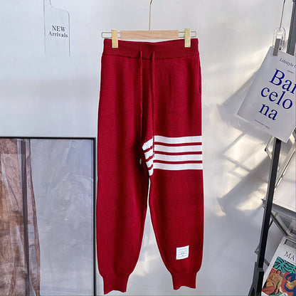 2025SS Knitted cardigan + sweatpants THOM TREND