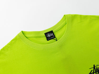 Surfing lettering short-sleeved T-shirt