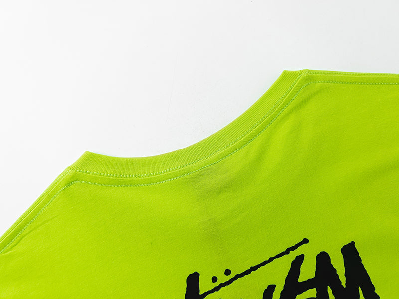 Surfing lettering short-sleeved T-shirt