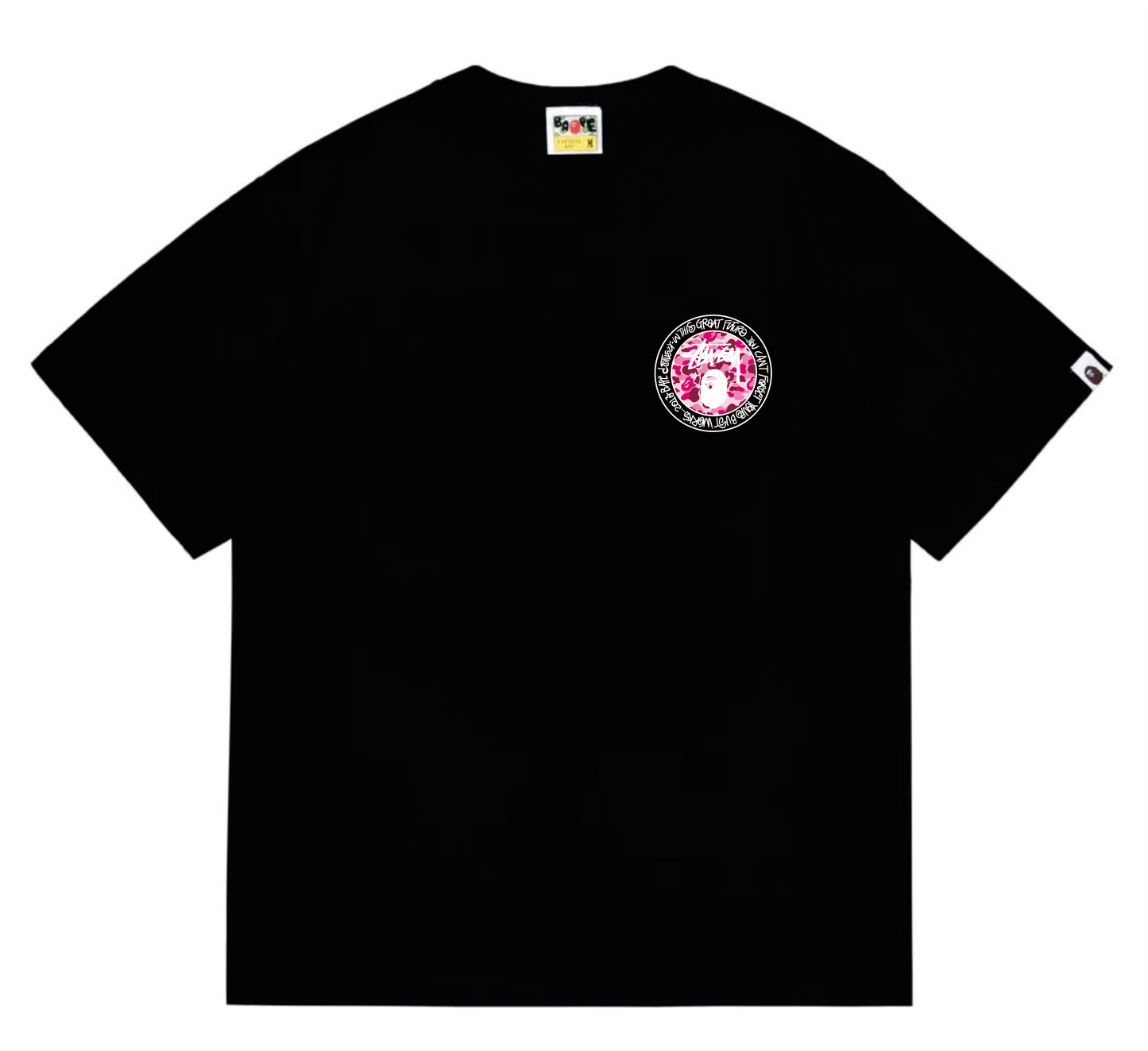 Classic letter print short sleeves