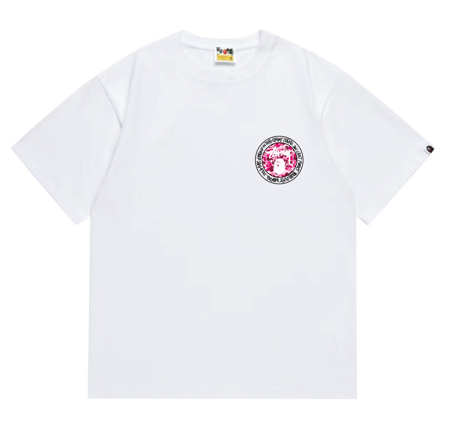 Classic letter print short sleeves