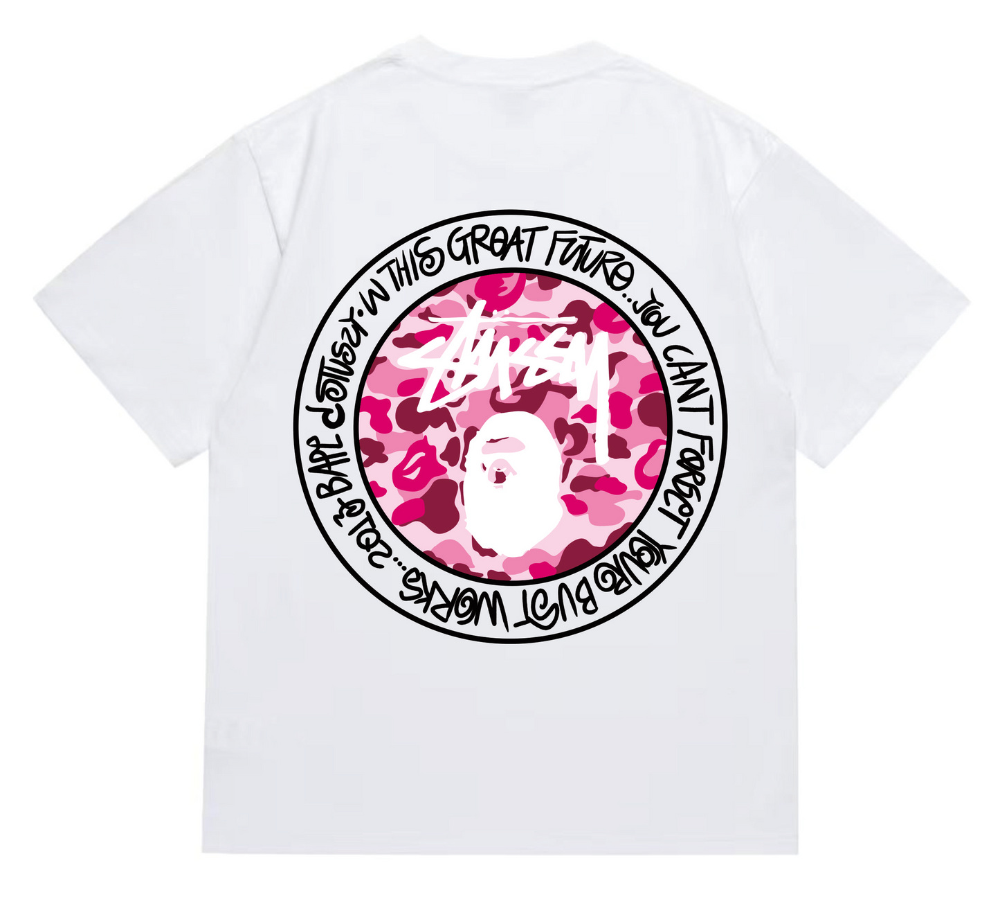 Classic letter print short sleeves