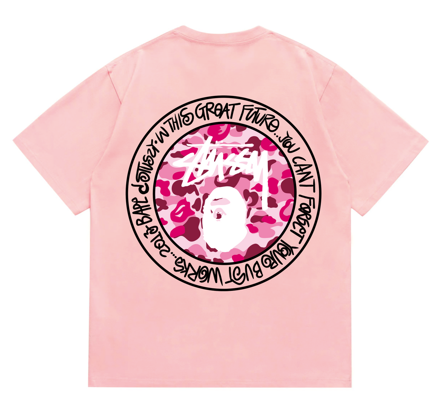 Classic letter print short sleeves