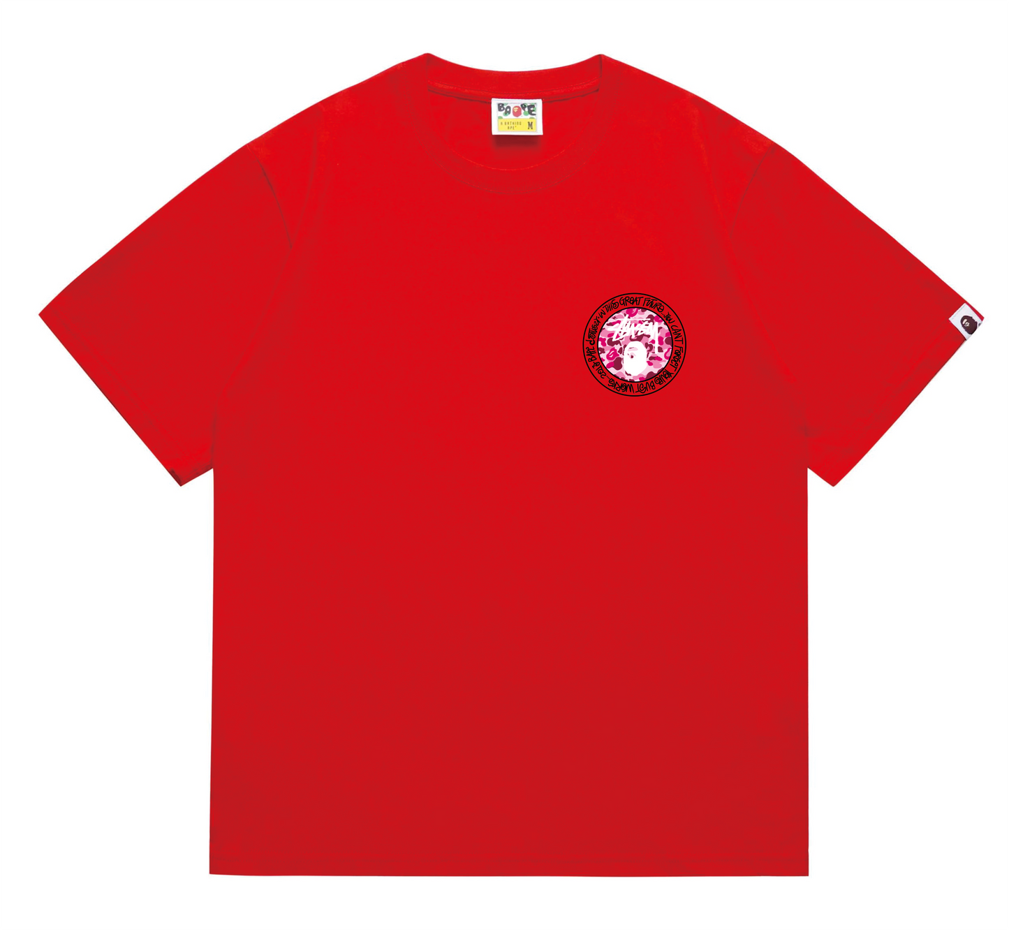 Classic letter print short sleeves